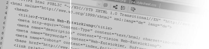 f-vision - Web-Entwicklung